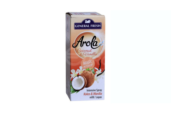 Náplň do osvěžovače vzduchu General Fresh Arola 40ml KOKOS A VANILKA