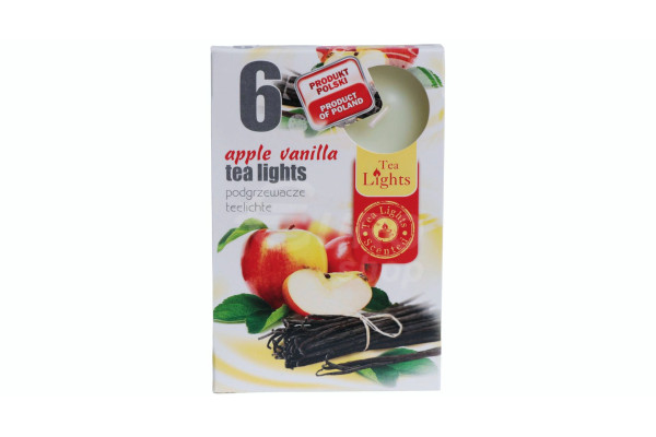 Vonné čajové svíčky 6ks Admit Apple vanilla