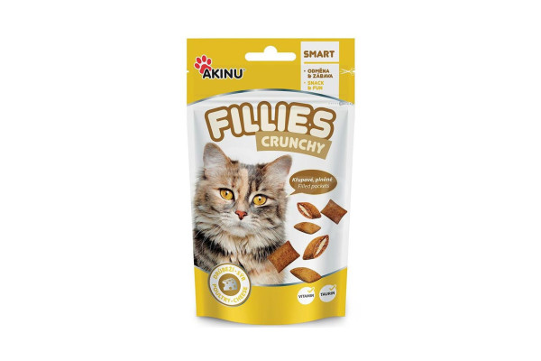Fillies Crunchy Akinu 50g se sýrem