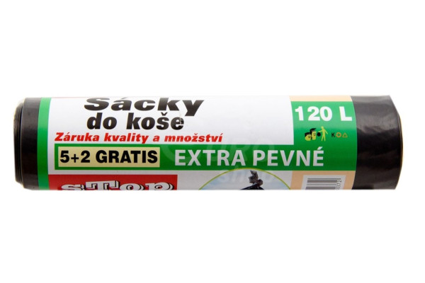 Stop sáčky do koše 120l - 5+2 gratis