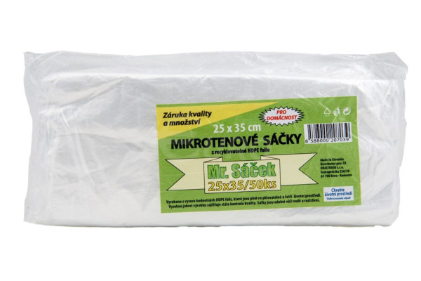 Mr. Sáček mikrotenové sáčky 25x35cm - 50ks