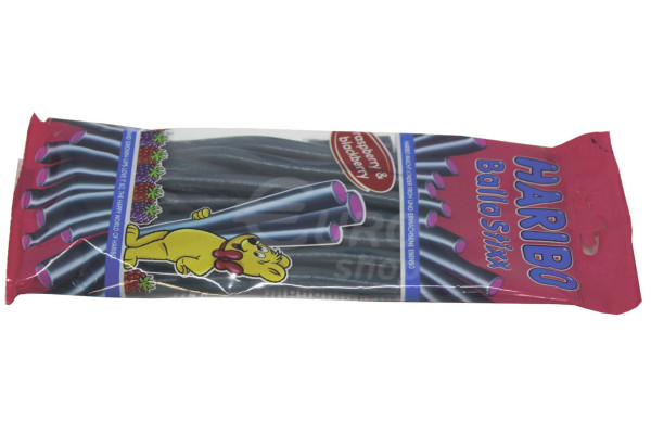 Haribo Balla Stixx 80g černý rybíz a malina