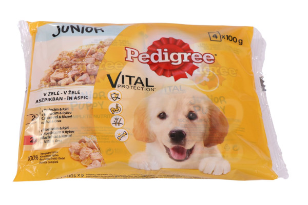Kapsičky Junior v želé 4x100g Pedigree