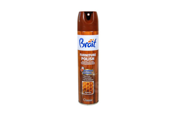 Leštěnka na nábytek Brait 350ml Včelí vosk