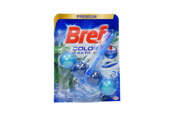 WC blok Bref Color Aktiv 50 g Eukalyptus