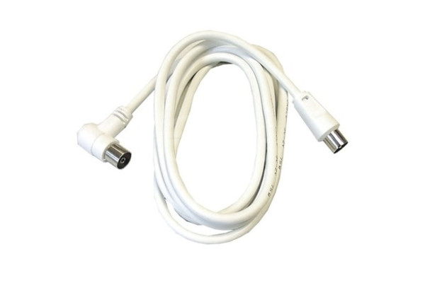 Solight koaxiální kabel 3C2V - 3m, bílý (SSN1203E)