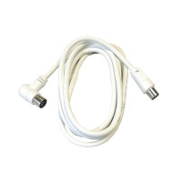 Solight koaxiální kabel 3C2V - 2m, bílý (SSN1202E)