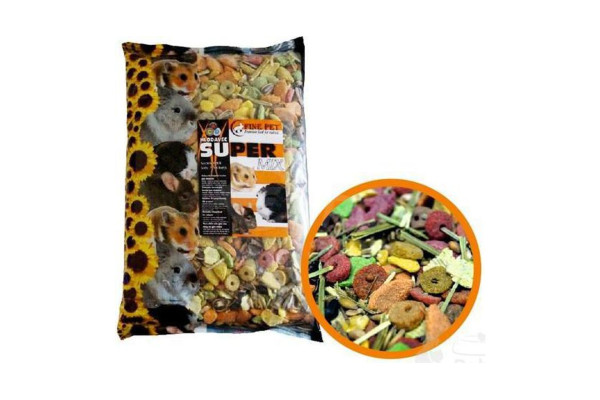Krmivo pro hlodavce Fine Pet 600g Super mix