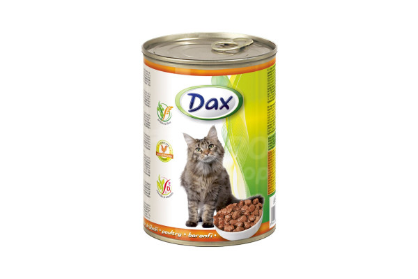 Konzerva s drůbežím 415g Dax