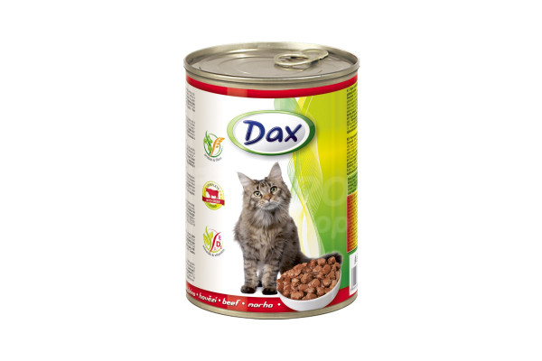 Konzerva s hovězím 415g Dax