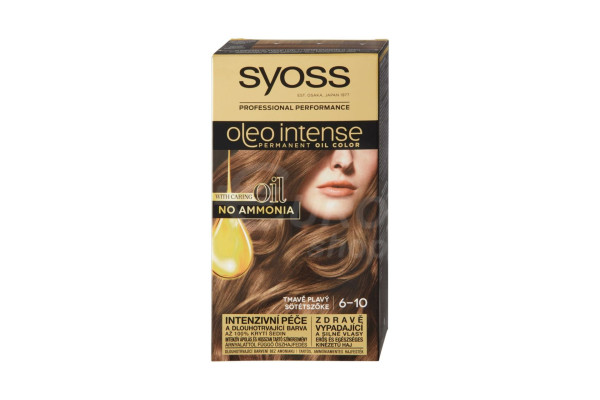 Barva na vlasy Syoss Oleo Intense 50ml Tmavě plavý 6-10