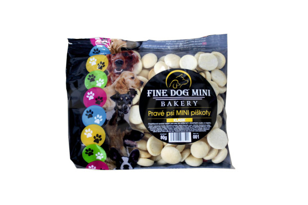 Piškoty mini 80g  Fine Dog Bakery