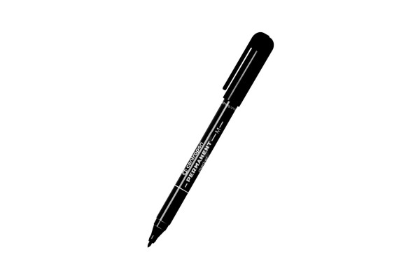 Permanentní popisovač Centropen 1 mm Černý