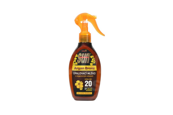 Opalovací mléko Sun Vital 200ml Argan SPF 20