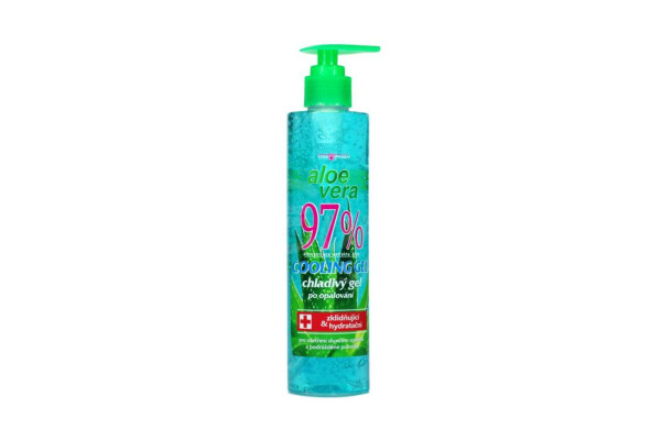 Chladivý gel po opalování Vivapharm 250ml Aloe Vera 97%