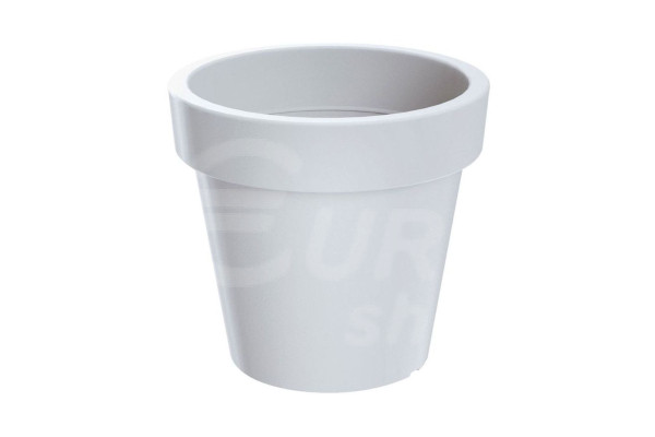 Květináč Prosperplast plastový LOFLY 19,6x19,6x18,1cm Bílý