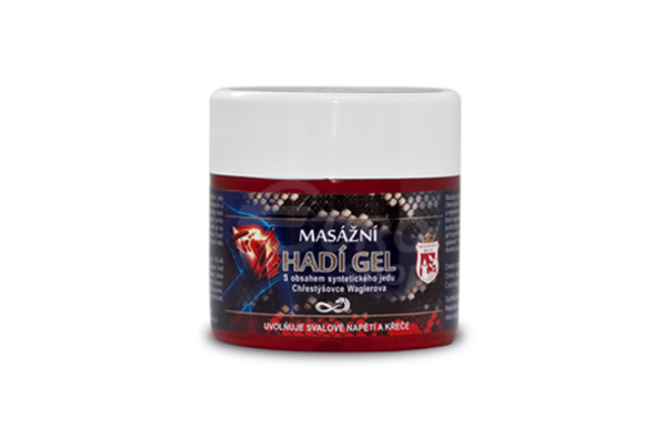 Království bylin masážní hadí gel 150ml