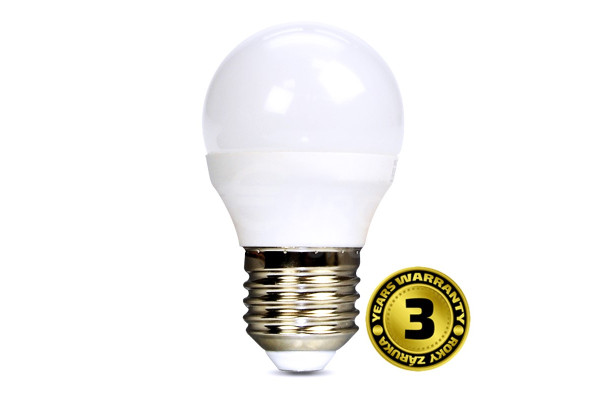 Solight LED žárovka, miniglobe, 4W, E27, 3000K, 310lm (WZ411-1)