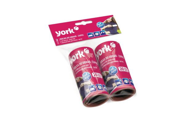York náhradní váleček na šaty 2ks/2x20 listů