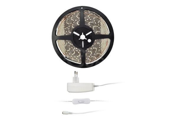 Solight LED světelný pás - 5m, studený bílý - 6500K (WM50-20T)