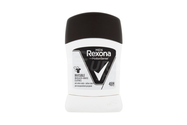 Pánský tuhý deodorant Rexona 50ml Invisible On Black