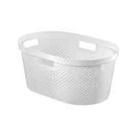 Curver koš na prádlo 40l - 37,5x58,5x26,5cm Bílý