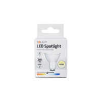 LED bodová žárovka Solight  3W, Gu10, 4000K, 260lm Neutral white