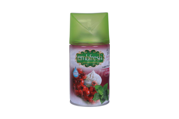 Náplň do osvěžovače vzduchu Embfresh 250ml MÁTA, LESNÍ PLODY A ŠLEHAČKA