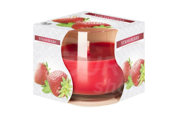Vonná svíčka Bispol 130g, sn71-73 Strawberry