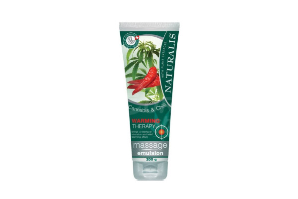 Naturalis masážní emulze 200ml Cannabis a chilli