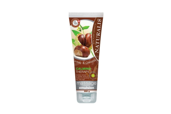 Naturalis masážní emulze 200ml Kaštan a kostival