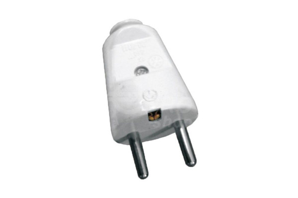 Solight zástrčka přímá, IP20, bílá, 230V/16A na kabel (P74)