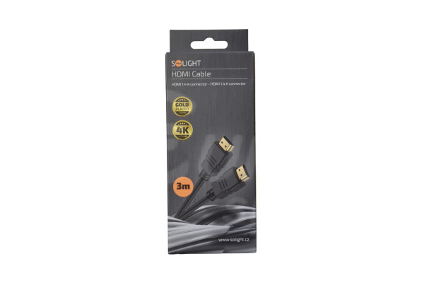 HDMI kabel Solight 1,4 A 3 m