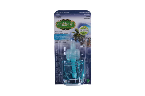 Náplň do osvěžovače vzduchu Embfresh 19ml NASÁKLÉ DŘEVO,TEPLO MOŘE A VLNY