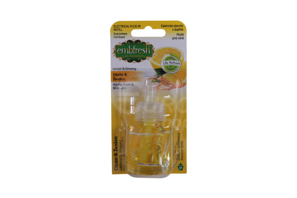Náplň do osvěžovače vzduchu Embfresh 19ml CITRON&ŽENŠEN