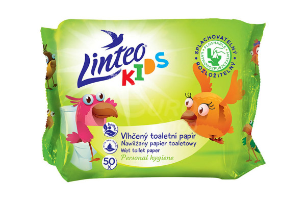 Linteo dětský vlhčený toaletní papír 50ks