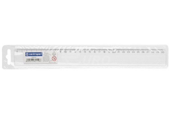 Pravítko Centropen 30 cm Čiré