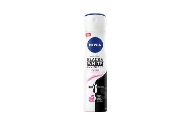 Dámský deodorant Nivea 150ml Black & White Invisible Clear