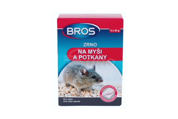 Bros zrno na myši a potkany 6 x 20g