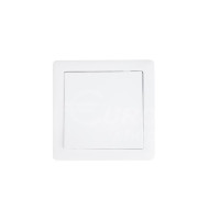 Solight vypínač Slim č. 1, jednopólový, bílý, 9x9cm (5B102)