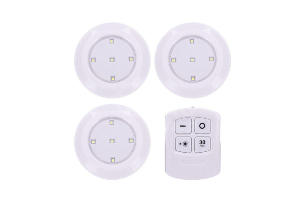 Solight 3 LED světélka s dálkovým ovládáním a časovačem (WL906)