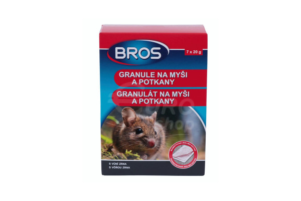 Granule na myši Bros 7 x 20 g