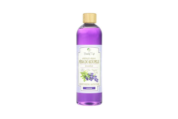 Zvláčňující olejová pěna do koupele Body Tip Levandule 500 ml