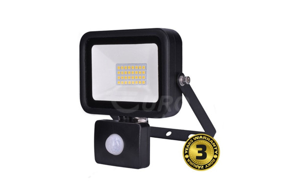 Solight LED venkovní reflektor PRO se senzorem - 30W, 2550lm, 5000K (WM-30WS)