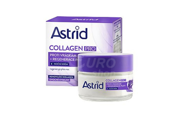 Noční krém Astrid COLLAGEN PRO 50ml Proti vráskám