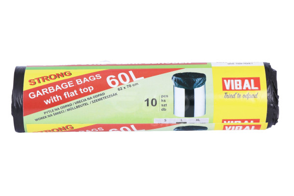 Vibal pytle na odpad 60l, 62x70cm/10ks