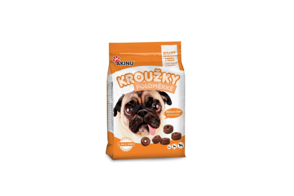 Kroužky poloměkké 500g Akinu