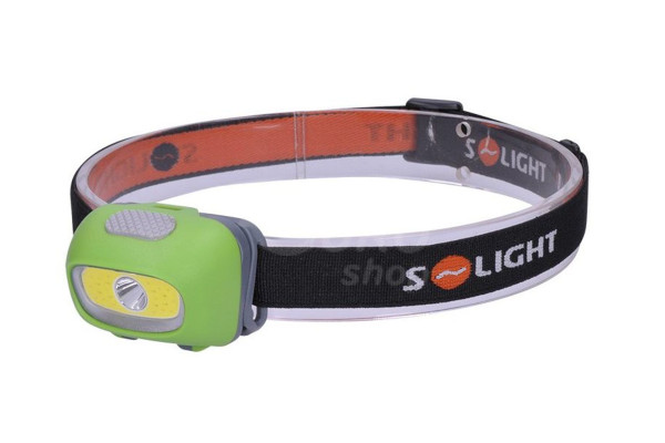 Solight LED čelová svítilna - 5 režimů svícení, 3W (WH24)