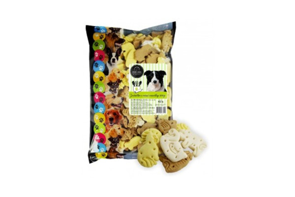 Piškoty zvířátka s vůní vanilky 500g Fine Dog Bakery
