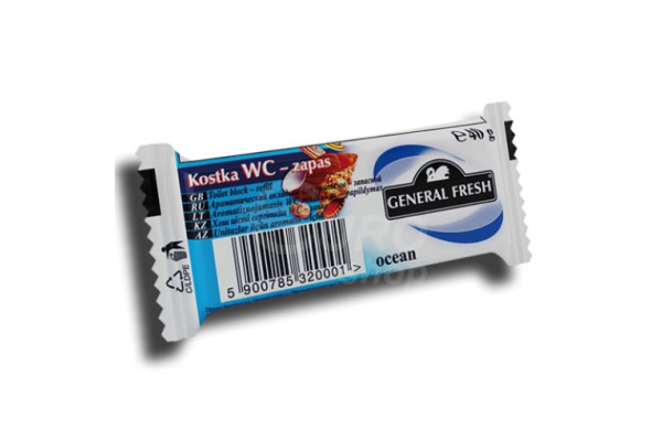 Náhradní náplň do WC bloku General Fresh 40g Ocean